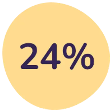 24%