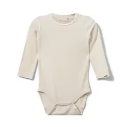 Långärmad Body - Off White | Kläder - Bodys & overaller - Långärmad body | BabyMode