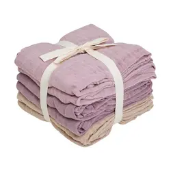 Muslinfilt 6-pack - Quail - 65x65 cm | Barnrum - Textilier - Muslinfiltar | BabyMode