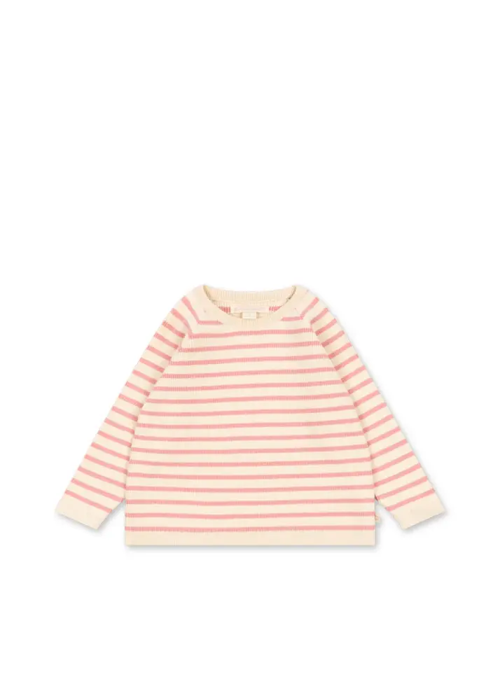 Konges Sløjd Buma Sweater - Peony Butter Stripe - 12 MDR.