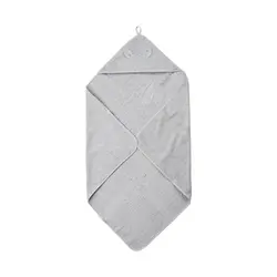 Badcape Organic Harbor Mist | Baby & Barn - Sköta - Badrockar, ponchos & badlakan | BabyMode