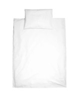 Påslakanset Spjälsäng - White