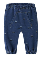 Name It Ben Barrel Sweatpants - Dark Blue Denim
