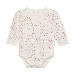 Långärmad Omlottbody - Misty Rose | Kläder - Bodys & overaller - Omlottbody | BabyMode