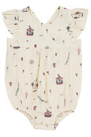 Printet romper m. seler - TIVOLI