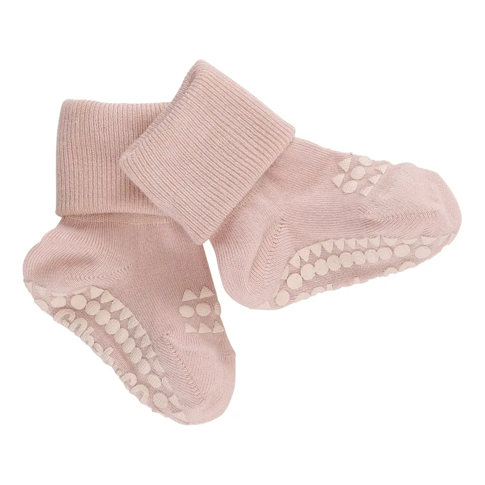 Halkstrumpor Bambu - Soft Pink - 14/16 | Barnkläder - Strumpor & strumpbyxor - Halkfria strumpor | BabyMode