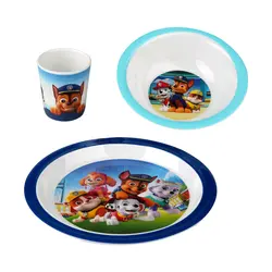 Paw Patrol 3 delar set - Blue - 100% Melamin | Baby & Barn - Äta - Barnserviser | BabyMode