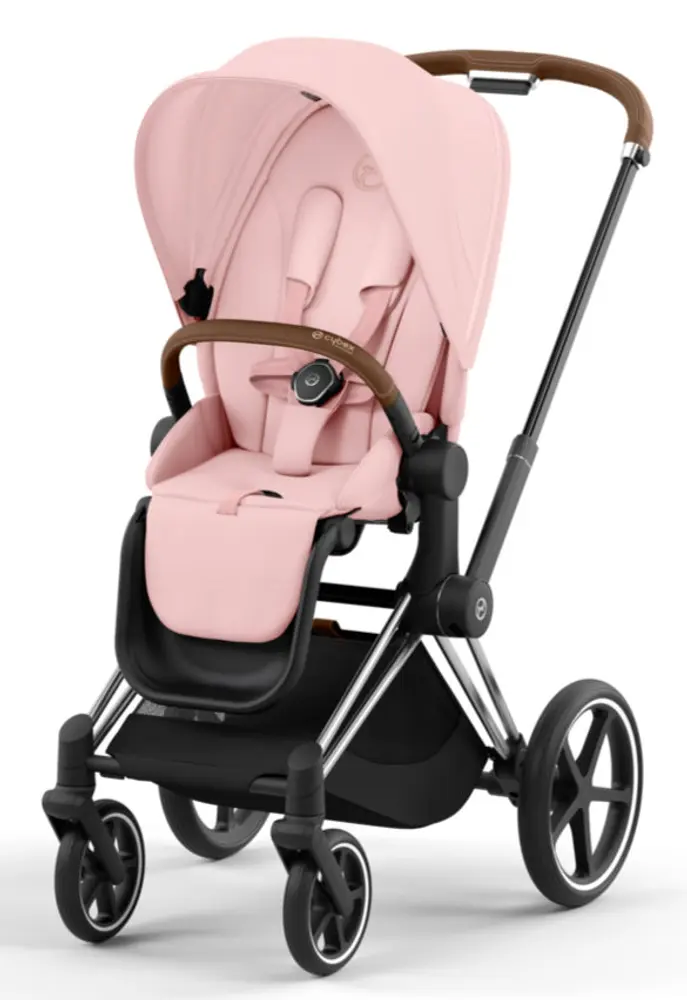 Priam Sittvagn - peach pink/chrome brown | Barnvagnar - Sittvagnar | BabyMode