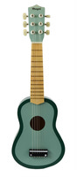 Guitar i grøn med 6 strenge