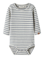 Lil' Atelier Thoro Keo Långärmad Slim Body - Turtledove