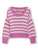 Newpiumo langærmet pullover - SUPER PINK