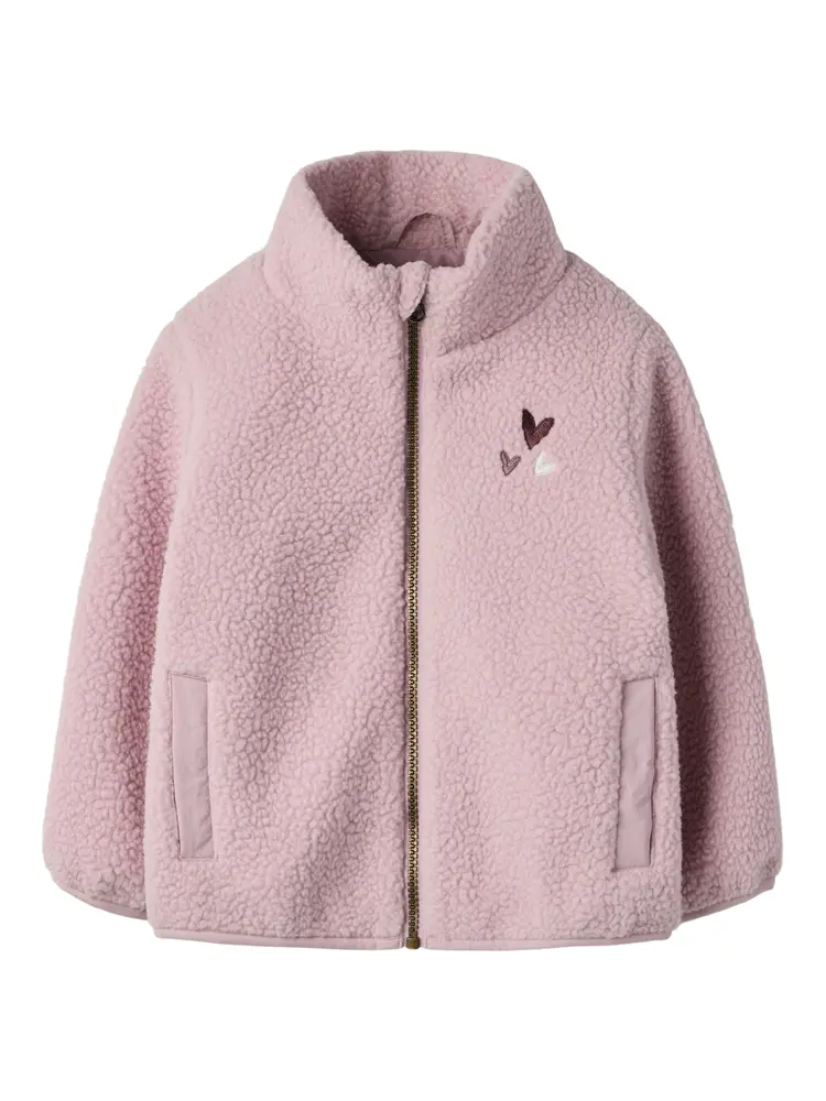 Mall Sherpa Jacka - Keepsake Lilac - 98 | Barnkläder - Ytterplagg - Softshell & fleece - Fleece | BabyMode