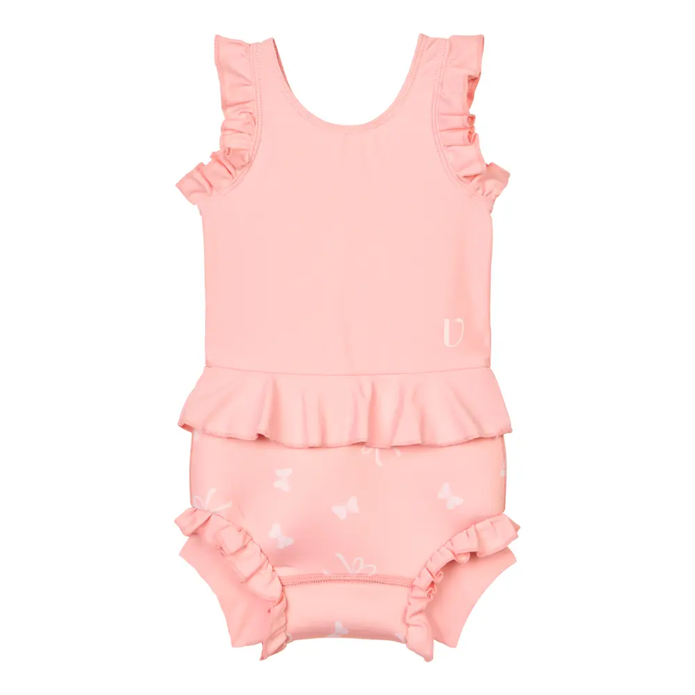 Baddräkt neopren - Butterfly & Bow - English Rose - 6-12 MDR. | Barnkläder - Badkläder - Baddräkter & bikinis | BabyMode