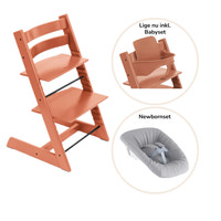 Tripp Trapp Stol inkl. Newborn Set och Babyset - Terracotta 