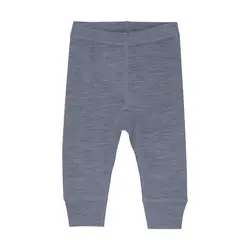 Leggings Ull Solid - Folkstone Gray Melange | Kläder - Ull - Ullbyxor | BabyMode