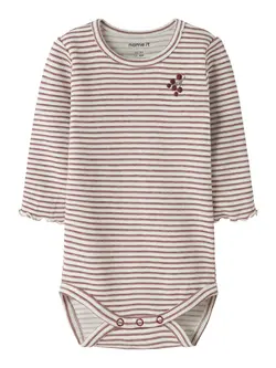 Bripa Långärmad Body - Oxblood Red | Kläder - Set & Multipack - Bodys | BabyMode