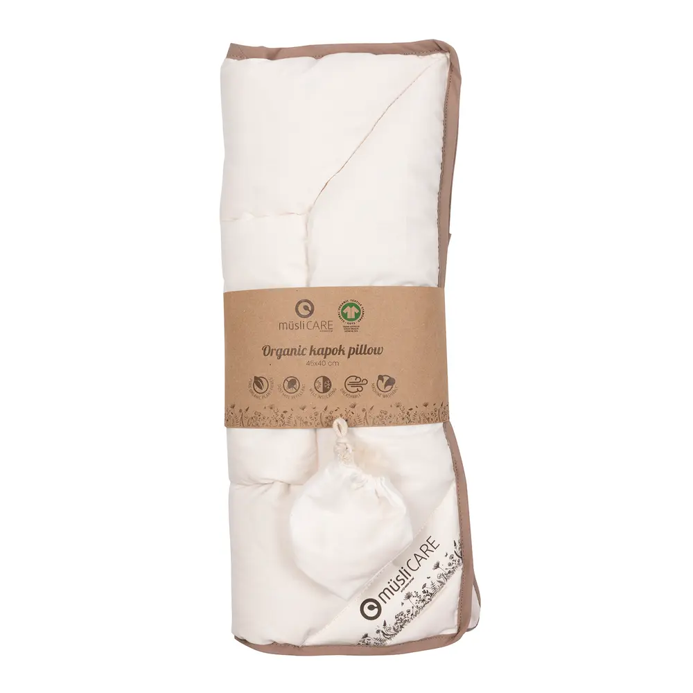 Kudde Kapok V2 45x40 cm - Cream | Barnrum - Täcken & kuddar - Täcken | BabyMode