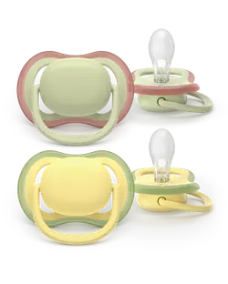 Ultra Air napp, 18 m+, ljusgrön/gul | Baby & Barn - Sköta - Nappar | BabyMode