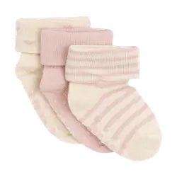 Babystrumpor med ABS 3-pack - Rosa | Kläder - Strumpor & strumpbyxor - Strumpor | BabyMode