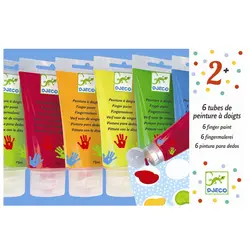 Fingerfärg 6-pack | Leksaker - Kreativ lek - Färger & markörer | BabyMode