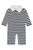 The New Siblings Volker Polo Jumpsuit - Navy Blazer Striped