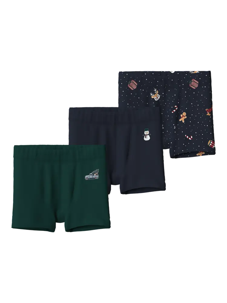 Name It Vismas Kalsonger 3-Pack - Navy Blazer - 116