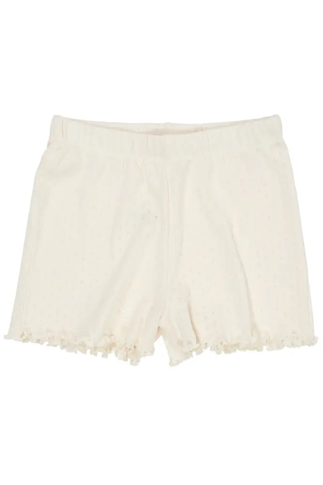 Pointelle shorts - CREAM - 104