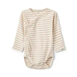 Kaya Långärmad Body - Rose stripe