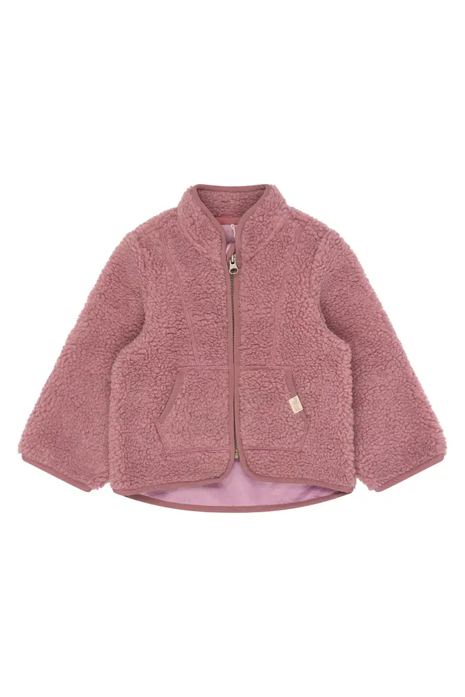 Petit Piao Desino Fleecejacka - Nostalgic Rose - 80 CM