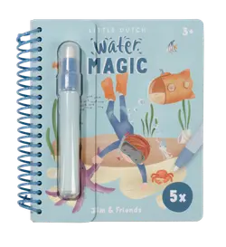 Magisk Vattenmålarbok Jim & Friends | Leksaker - Kreativ lek - Aktivitets- och målarböcker | BabyMode