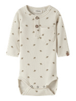 Lil' Atelier Lavo Långärmad body - Turtledove