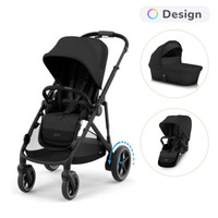 Cybex e-Gazelle Syskonvagn - Moon Black