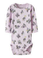 Doritta Långärmad Body - Lavender Fog