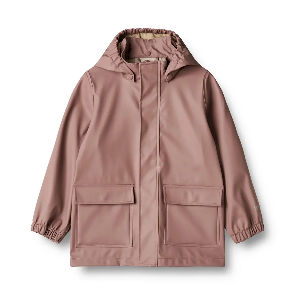 Regnjacka Ollo - Dusty Lila - 122 | Barnkläder - Ytterplagg - Regnkläder | BabyMode