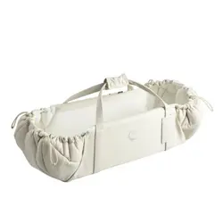 SleepCarrier X - Oat Beige | Barnvagnar - Barnvagnstillbehör - Babynest med handtag | BabyMode