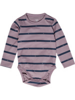 Hummel Stripy Bee Långärmad Body - Sea Fog