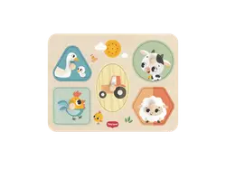 Tiny Love Träpusselspil med musik Farmer | Leksaker - Spel & pussel - Pussel | BabyMode