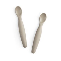 Lång Sked Silikon 2-pack - Jetty Beige