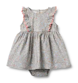 Sofia Bodyklänning - Air Blue Flowers | Kläder - Toppar - Bodyklänningar | BabyMode