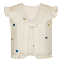 Svømmevest - Neopren - Frill - Milk - Hearts - MILK